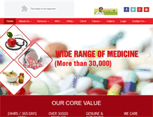 Tablet Screenshot of ompharmacy.com